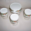 Pyrex Bowls Set Of Four W Seal Tight Covers