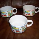 Soup N Crackers Set Of Three Bowls