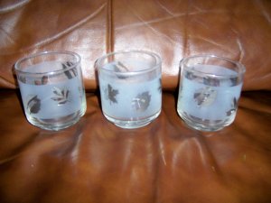 Set Of Two Juice Glasses  8 oz