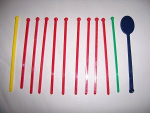 Set Of Twelve Stirrers For Drinks
