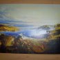Painting Reproduced "The Plains Of Heaven"  by John Martin
