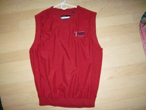 Vest Red Polyester PGA Logo BNK138