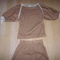 2 Peice Dress Tan Size 10 Medium BNK144