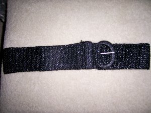 Black Polypropylene Buckle Belt Size 24-34 BNK151