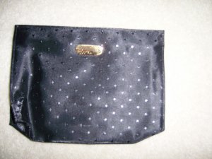 Black Clutch Purse W White Star Designs BNK153