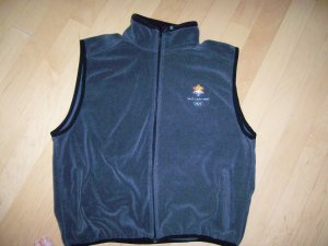 Vest Grey Polyester/Fleecs w Olympic Logo