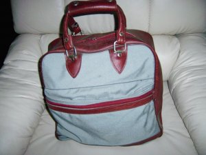 Bowling Bag Red/Gray Very Roomy BNK172