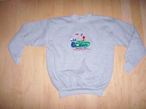 Gray Golfer's Sweatshirt Size Medium (36) BNK182