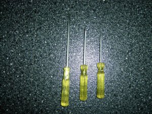 Set Of Three Screw Drivers BNK178