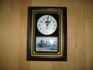 Wall Clock 15"x11" Country Club Photo BNK187