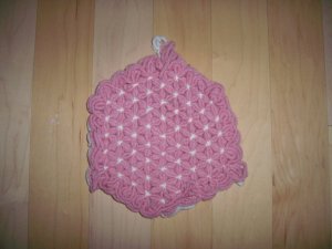 Pot Holder Knitted  7" BNK188