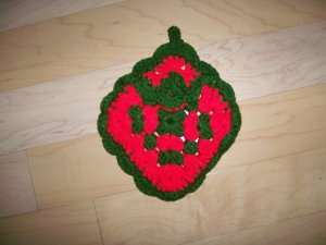 Pot Holder  w Pocket Knitted BNK194