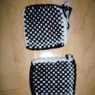 Pot Holders Knitted Black/White BNK195