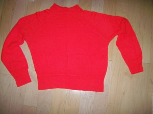 Red Sweater Long Sleeves Size 34 BNK207