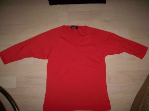 Sweater Red 3/4  Sleeves Size 34 BNK214