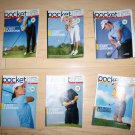 6 Pocket Size Books Aid To Your Golf Game BNK233