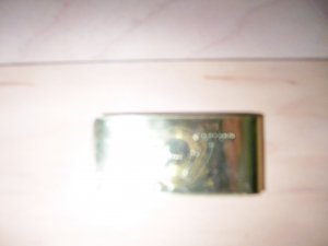 Money Clip Gold Toned BNK253