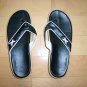 LAdies/Misses Thongs Blk/White Size 7 BNK283