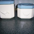 Canister Set White w Duck Design BNK291