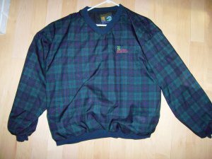 Men's Green Plaid Pull Over XXL BNK323
