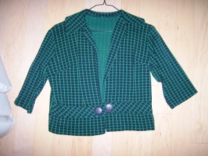 Ladies Jacket Size 10 Green/Black BNK325