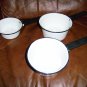 Enamel Pans Set Of Three BNK352