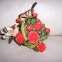Two Wrens In Basket O flowers BNK385