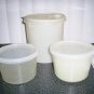 Set Of Three Tupperware Storage Serving Bowls BNK400