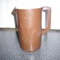 Brown w Tulip Design Pitcher BNK410