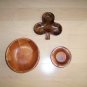 Set Of 6 Salad Bowls and Coasters One  Leaf Coaster BNK416
