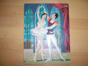 Ballerinna Couple Dancing Picture BNK447
