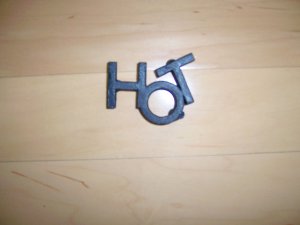 HOT Trivet Black Wrought  Iron 3"x3" BNK451