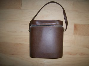 Leather 9"x4" Insulated Carry All BNK458