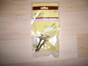 Toilet Bolts Solid Brass 1/4-20x2 1/4 BNK473