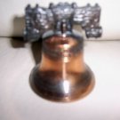 Philadelphia Copper Liberty Bell w Ringer 3x3  BNK481