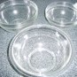Set Of Three Pyrex Bowls 9"  8"  & 7"  All 4" Deep BNK505
