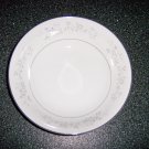 Fine China Serving Bowl w Platinum Rose Design BNK514