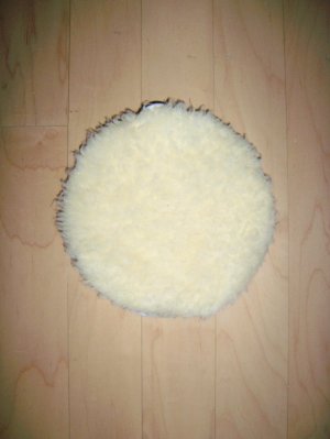 Lambs Wool Buffer Pads 8" Elastic All Around BNK524