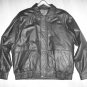 Men's Black Leather 2XL Sports Jacket BNK537