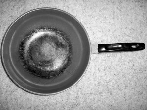 Wok Pan Used Teflon Treated 10"x3" BNK526