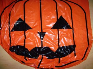Stuffable Pumpkin Lawn Etc Decoration Halloweeen & Thanksgiving  BNK581