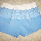 Men's Swim Trunks XL Blue/White  BNK589