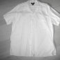 Men's White Short Sleeve Shirt by Lands End BNK596
