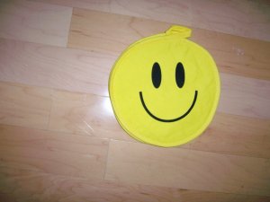 Set Of Two Smiley Faces Pot Holders  BNK607