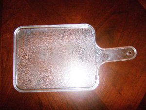 Cutting Board Clear With Handle BNK632
