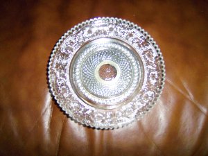 Serving Plate on Silver Pedistal 6"  BNK660
