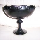 Onyx Glass Pedistal Dish BNK666