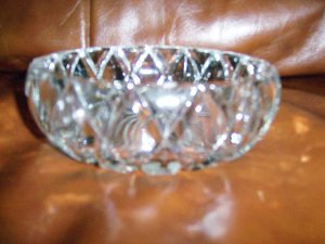 Decorated Glass Candy/Nut Bowl BNK671