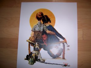 Norman Rockwell's The Little Spooners  BNK729