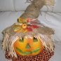 Pumpkin Cheerful Greeting For Halloween & Thanksgiving BNK730